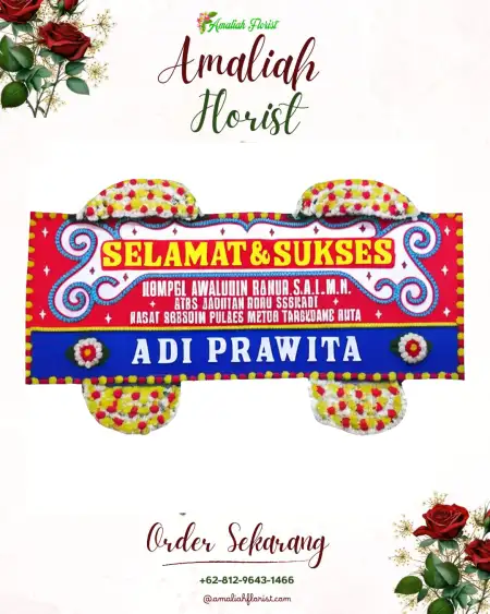 Papan Bunga Ucapan Selamat Sahang