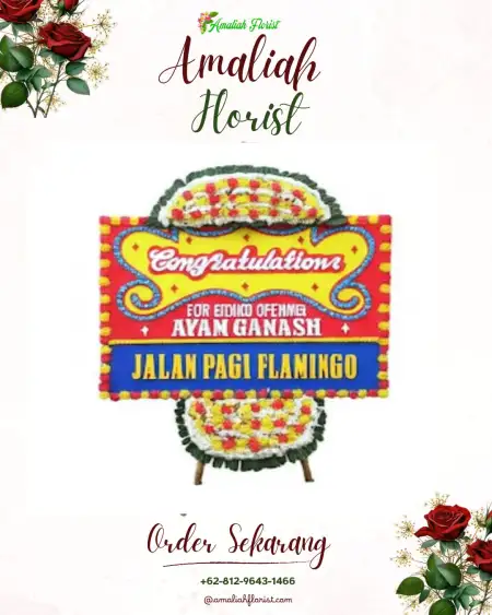 Sewa Papan Bunga Sahang